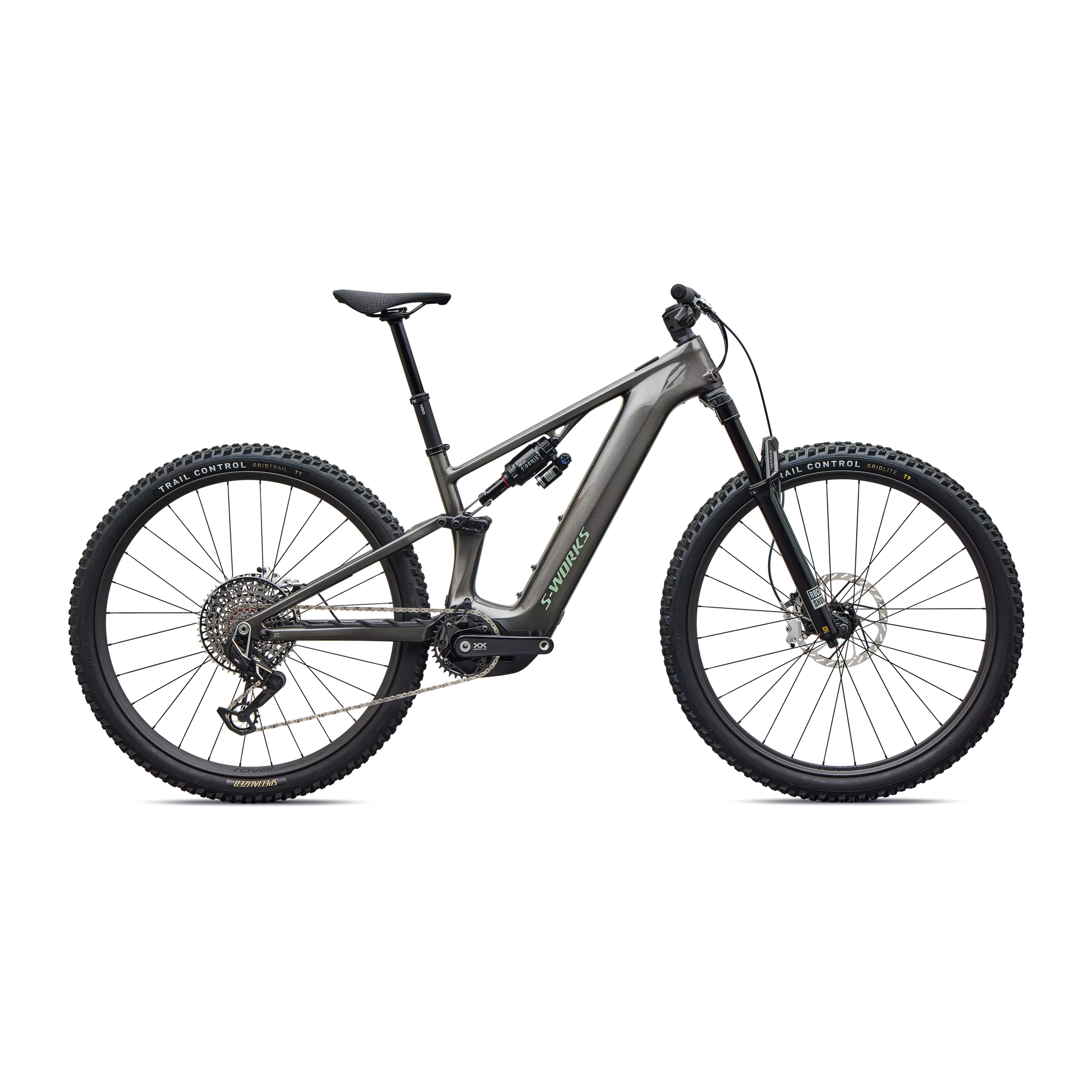 Specialized Levo R 4 S-Works Carbon 2027 - Gloss Warm Smoke / Pistachio - image 1