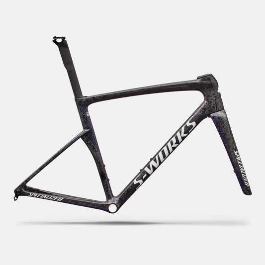 Specialized Tarmac SL9 S-Works Frame 2027-44-Gloss Carbon / Red To Blue Pearl / White-BRINK
