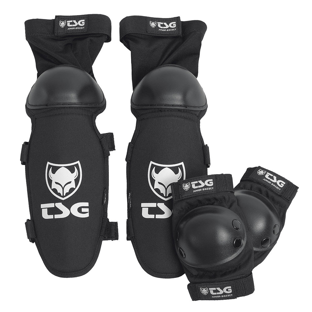 TSG Junior Bike Pad Set-Toddler XXS-Black-BRINK