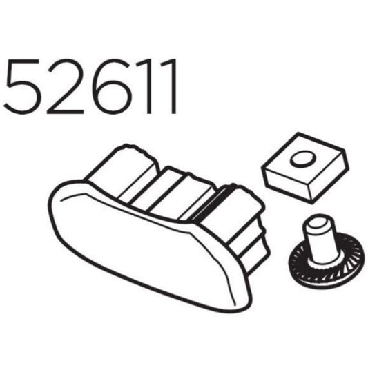 Thule 52611 Wheeltube end cap for VeloCompact-BRINK