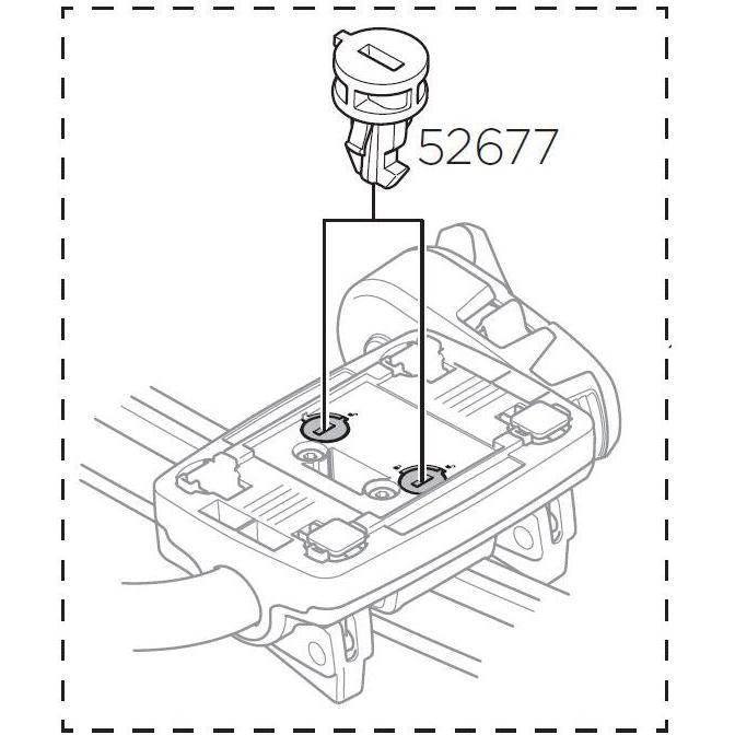 Thule 52677 Lock cylinder for 598-BRINK