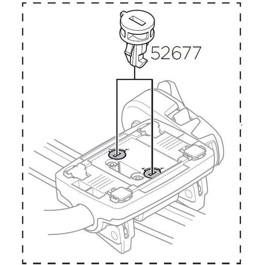 Thule 52677 Lock cylinder for 598-BRINK