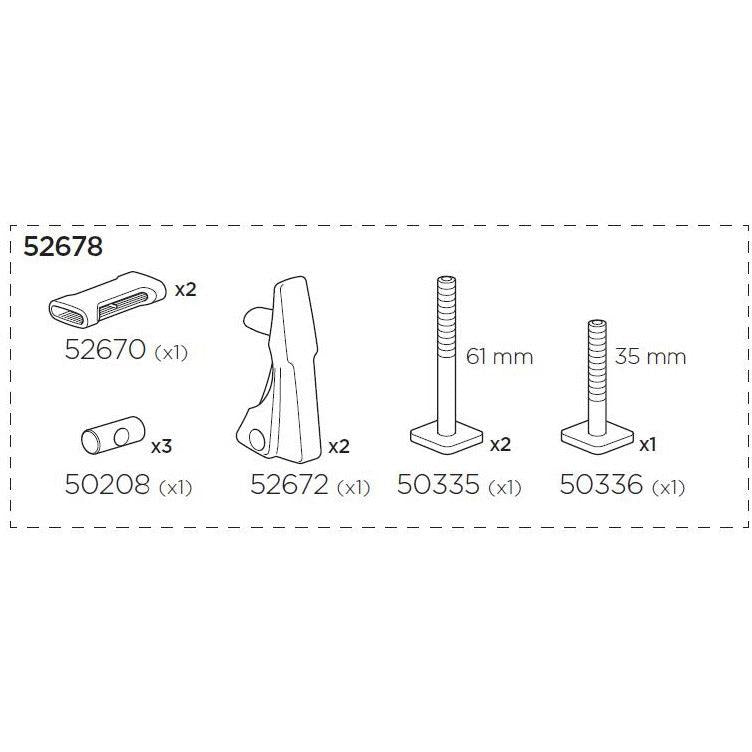 Thule 52678 Assembly parts bag for 598-BRINK