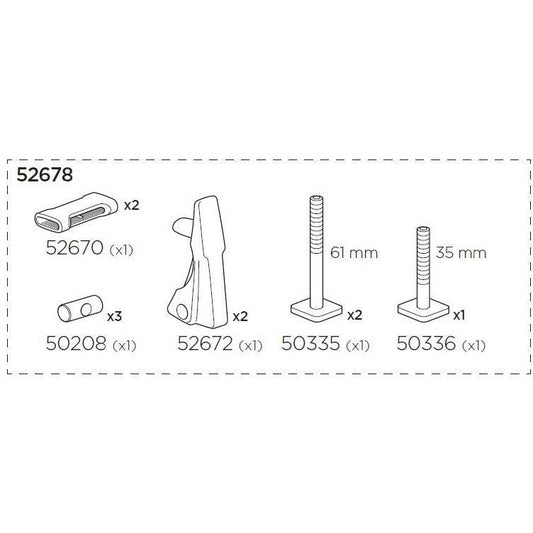 Thule 52678 Assembly parts bag for 598-BRINK
