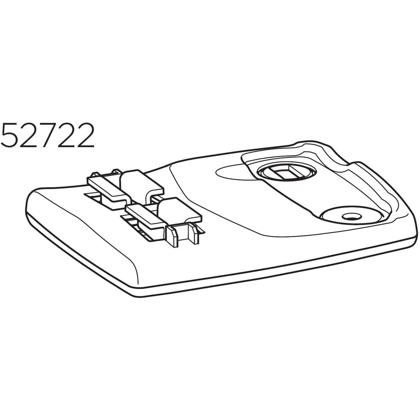Thule 52722 Rear plate for 565 ThruRide-BRINK