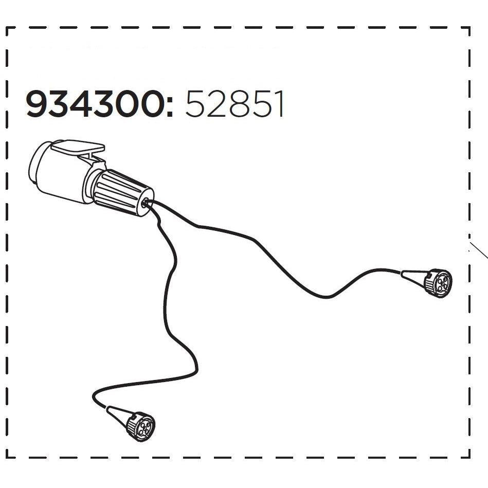 Thule 52851 Lamp cable 13 pin EF XT UK-BRINK
