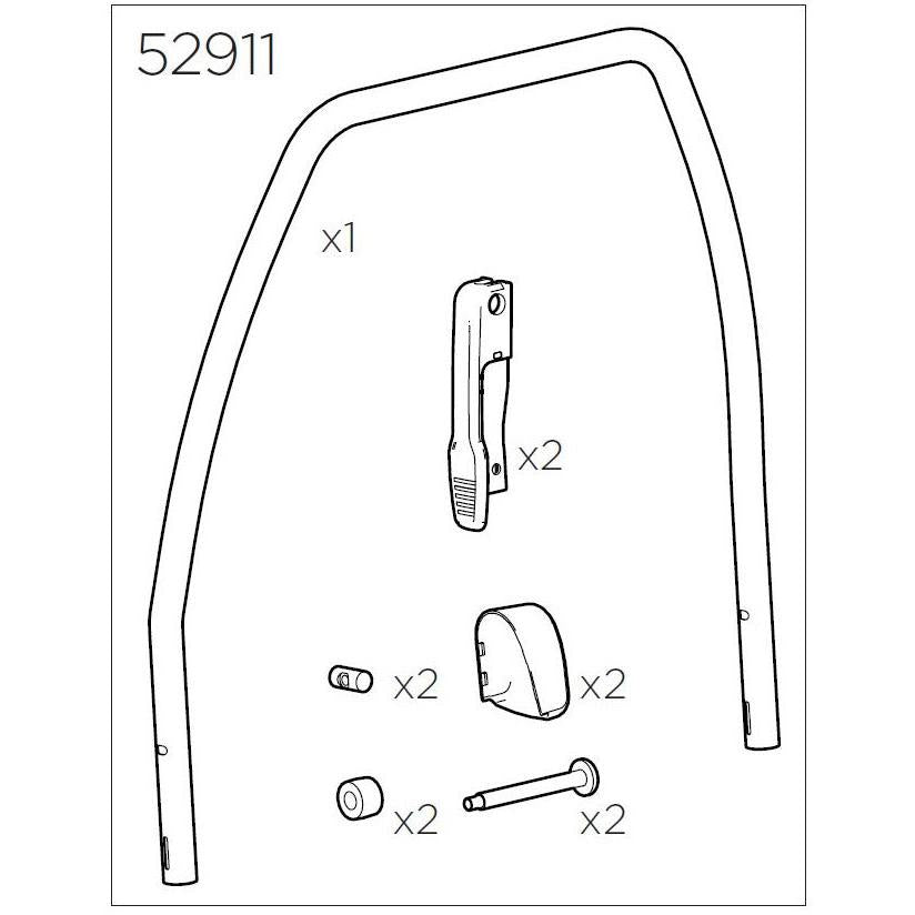 Thule 52911 Bike frame kit-BRINK