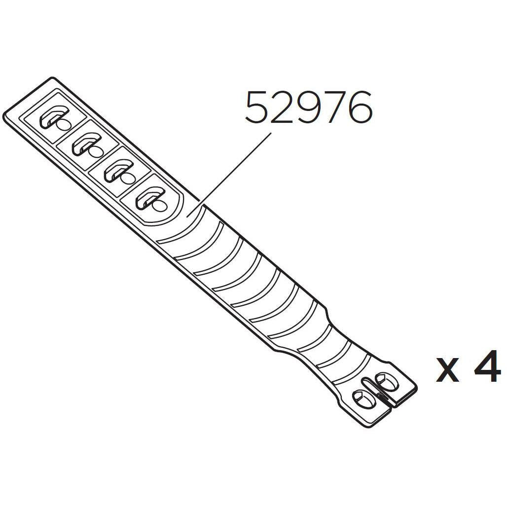 Thule 52976 Roof bar straps for footpacks x 4-BRINK