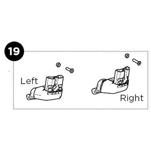 Thule 54520 OutWay lower supports-BRINK