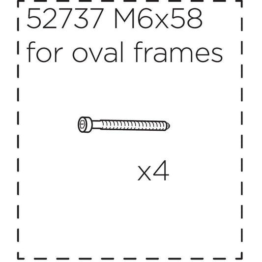 Thule Fitting screws for Ridealong, long (58 mm)-BRINK