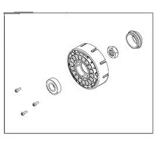 Thule Parking Brake Hub and Bearing 19-X-BRINK