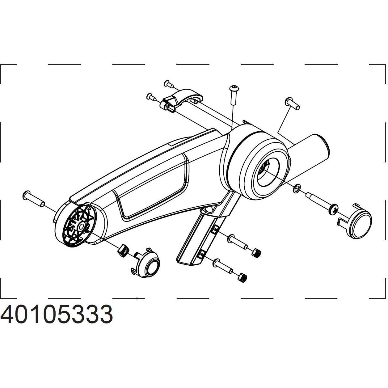 Thule Upper bracket - left 2017-X-BRINK