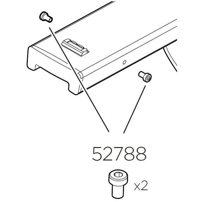 Thule Yepp Maxi outside screws x 2-BRINK
