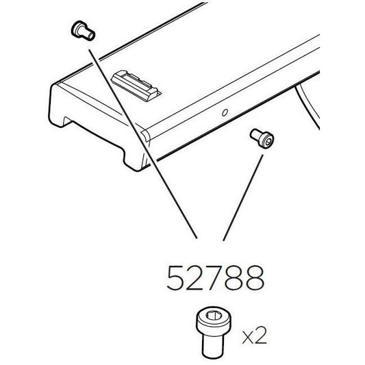 Thule Yepp Maxi outside screws x 2-BRINK