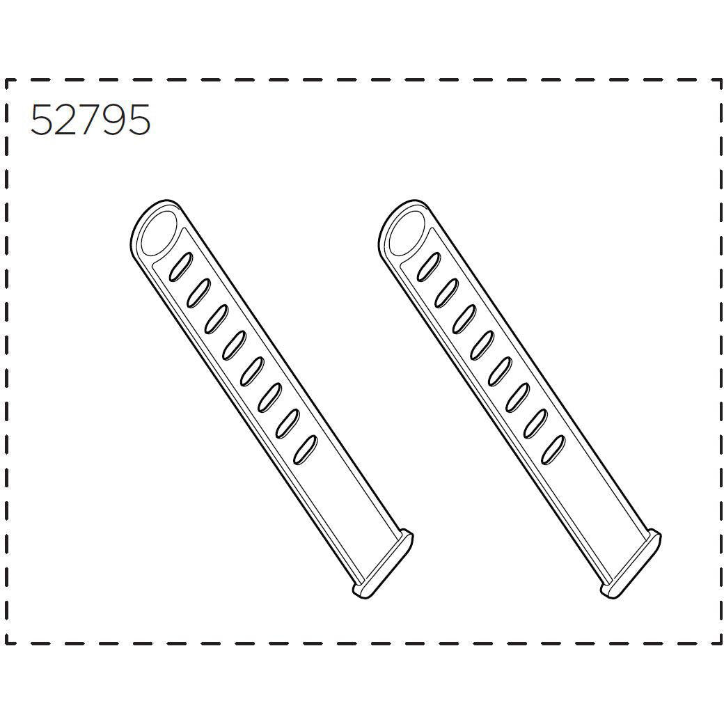 Thule Yepp foot straps black, pair-BRINK