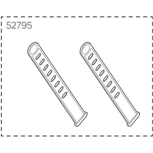 Thule Yepp foot straps black, pair-BRINK