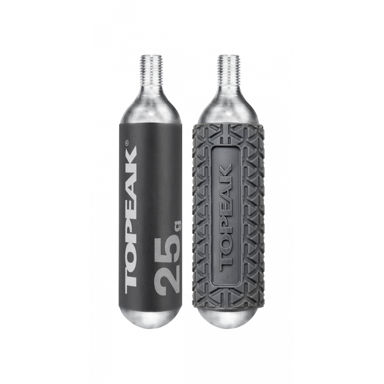 Topeak CO2 Cartridges-25g with Silicone Sleeve-BRINK