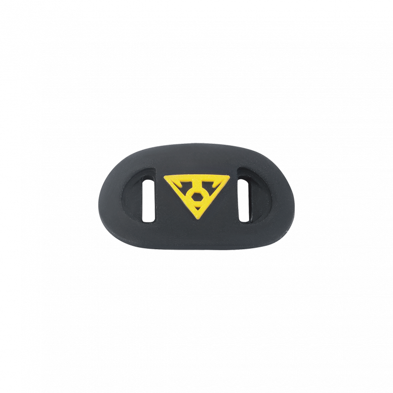 Topeak Mono Cage Strap piece-Black/Yellow-BRINK
