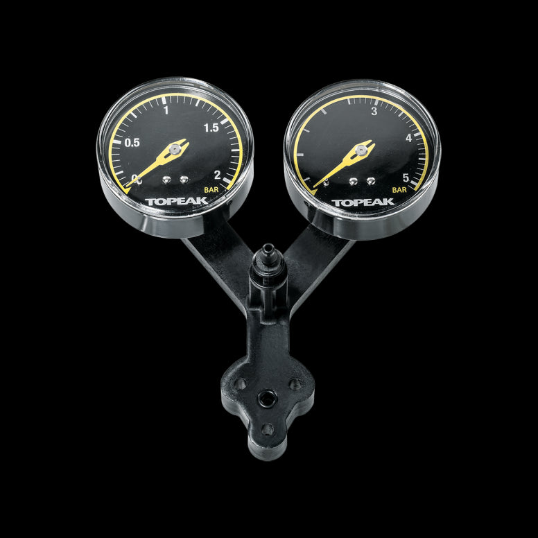 Topeak Spare Gauge Set-JoeBlow Dualie-BRINK