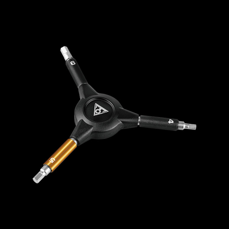 Topeak Y-Hex Speed Wrench-4 / 5 / 6mm-Black-BRINK
