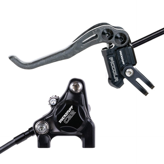 Trickstuff Piccola Disc Brake Set-Flat mount-Black / Black-BRINK