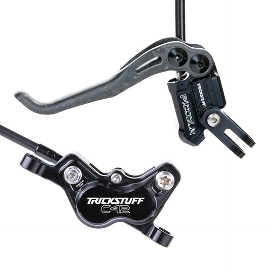 Trickstuff Piccola HD Disc Brake Set-Post mount 6/7/8-Black / Black-BRINK