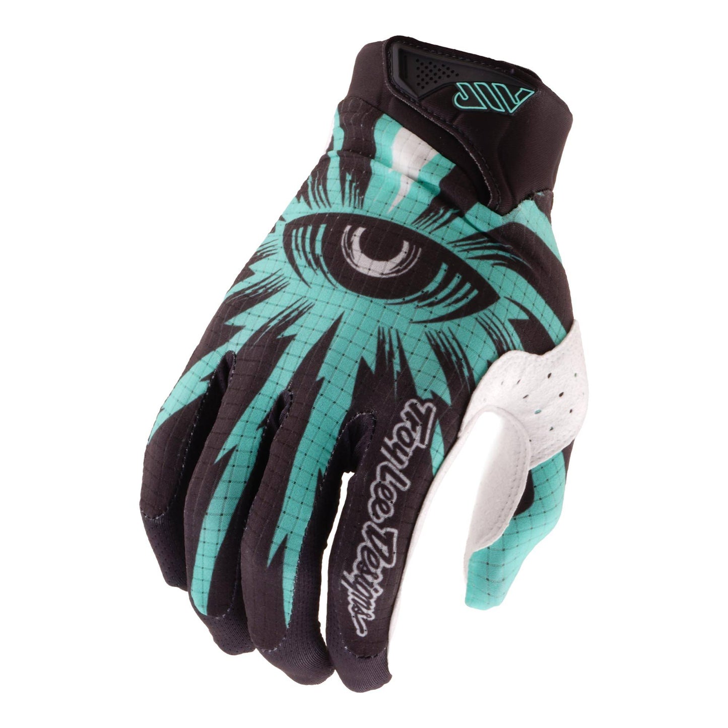 Troy Lee Designs Air Glove 2026-S-Cyclops Carbon / Real Teal-BRINK