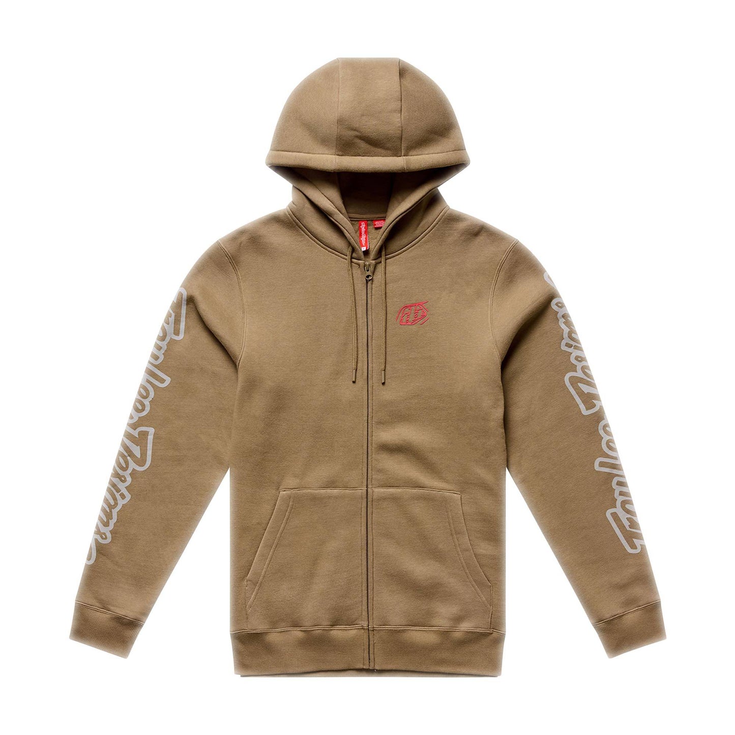 Troy Lee Designs Badge Zip Up Hoodie 2026-S-Sienna-BRINK