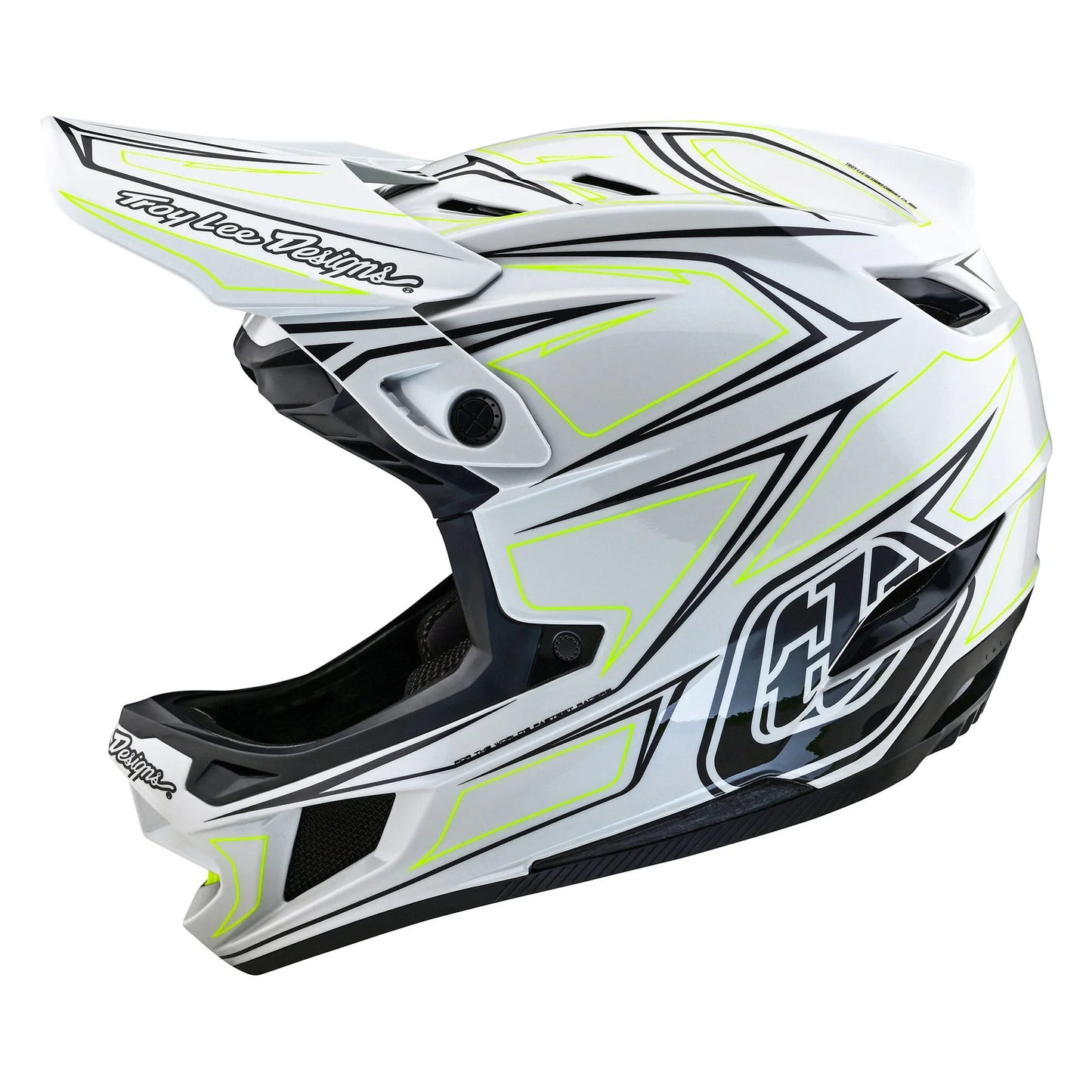 Troy Lee Designs D4 Composite Helmet 2024-XS-Pinned Light Gray-BRINK