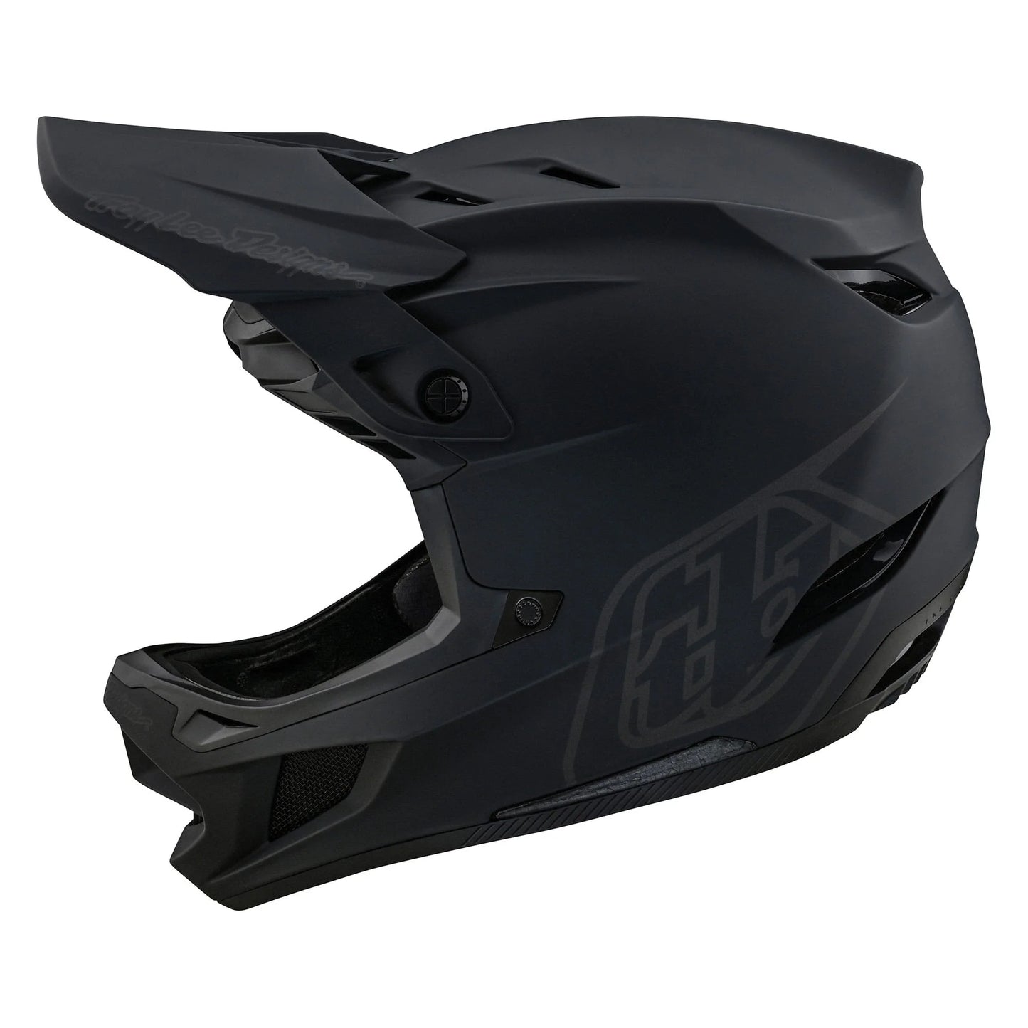 Troy Lee Designs D4 Composite Helmet 2024-XS-Stealth Black-BRINK