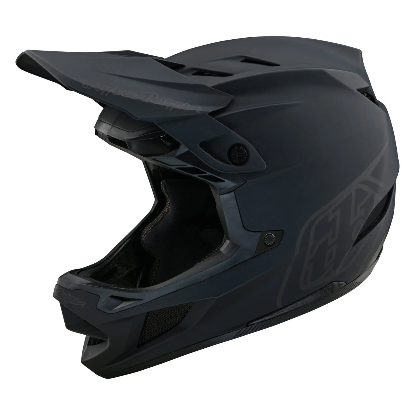 Troy Lee Designs D4 Polyacrylite Helmet 2024-XS-Stealth Black-BRINK