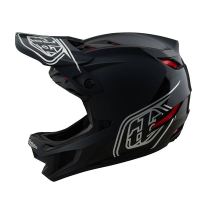 Troy Lee Designs D4 Polyacrylite Helmet 2026-XS-Shadow Black-BRINK