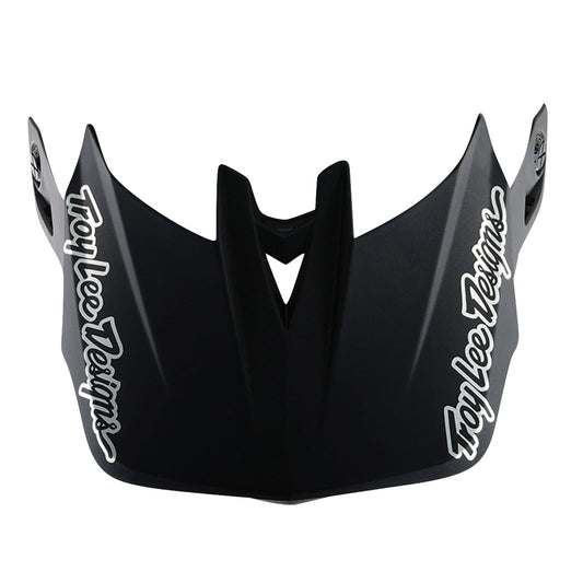 Troy Lee Designs D4 Visor 2025-Stealth Black-BRINK