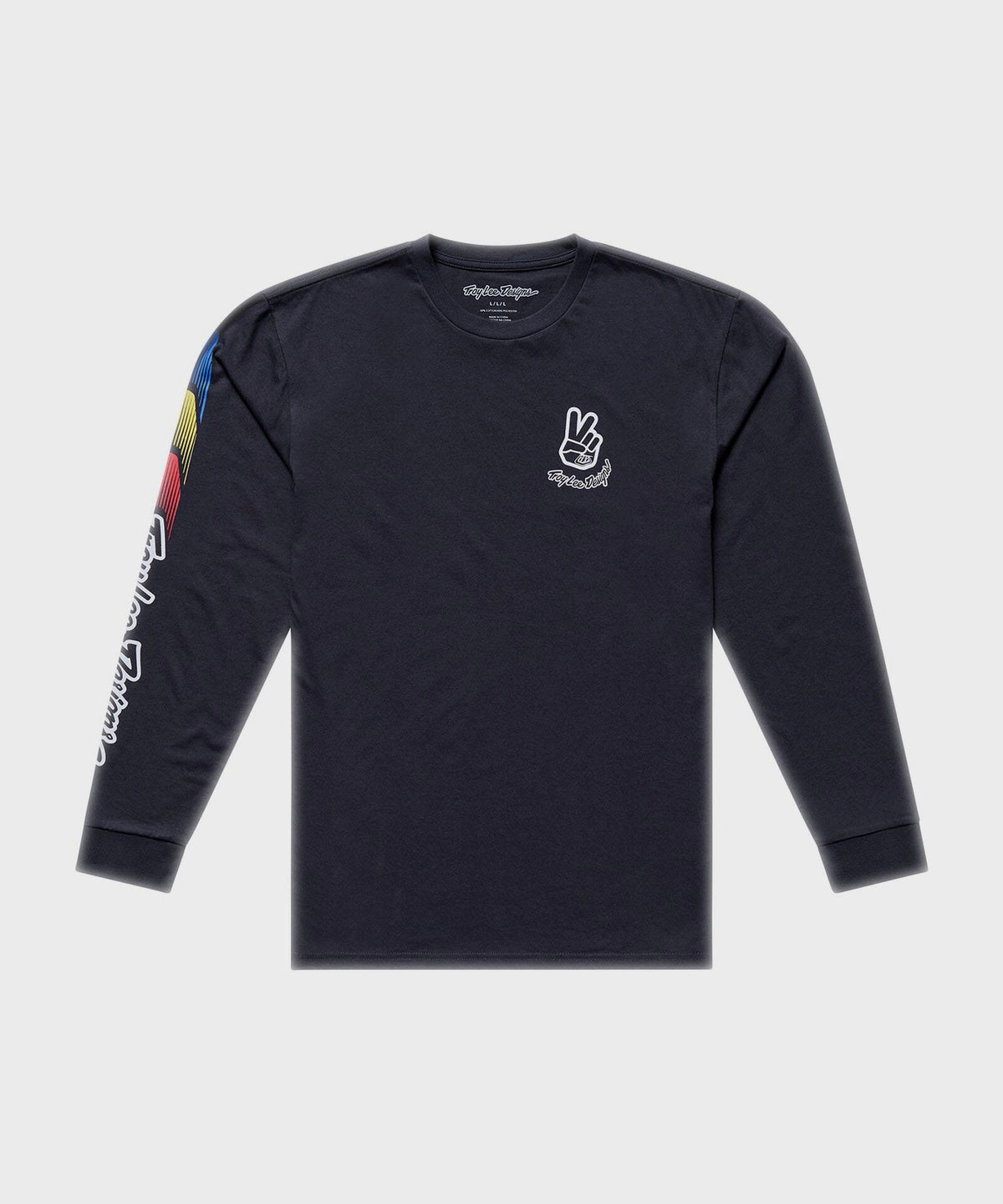 Troy Lee Designs Deuces LS Tee 2026-S-Carbon-BRINK