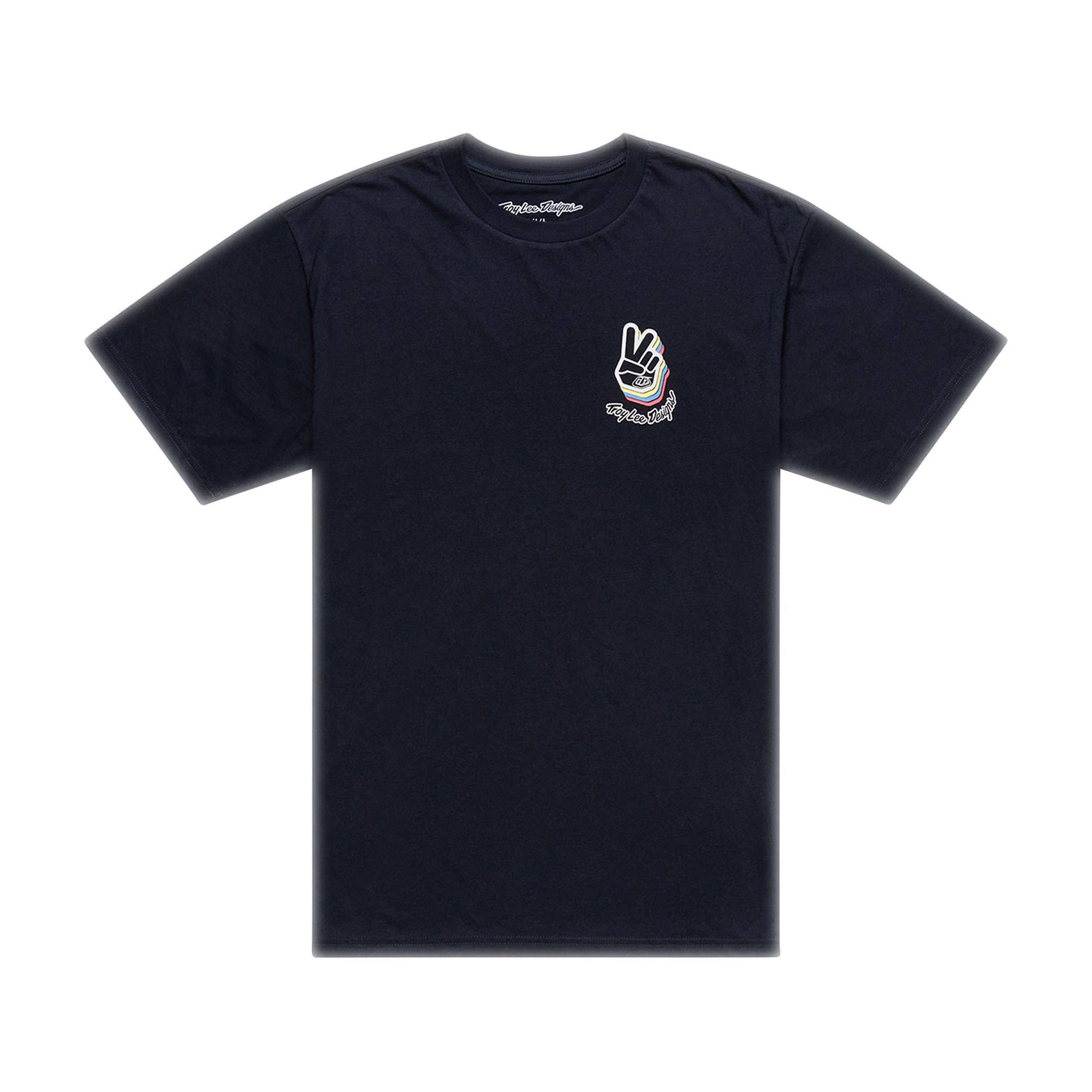Troy Lee Designs Deuces SS Tee 2026-S-Black-BRINK