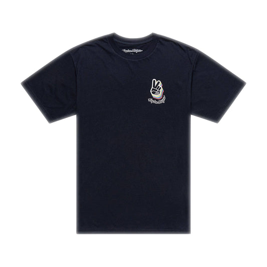 Troy Lee Designs Deuces SS Tee 2026-S-Black-BRINK