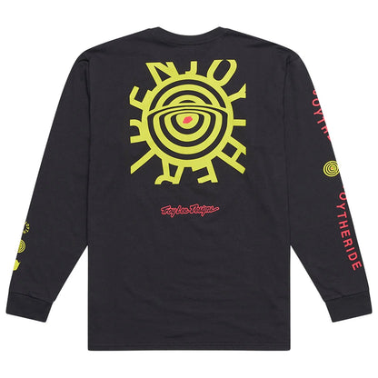 Troy Lee Designs Enjoy LS Tee 2026-S-Carbon-BRINK