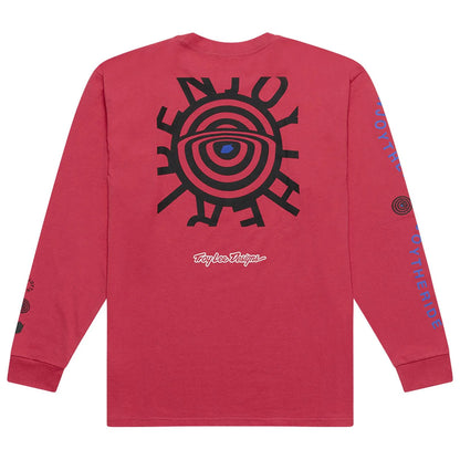 Troy Lee Designs Enjoy LS Tee 2026-S-Fuchsia-BRINK