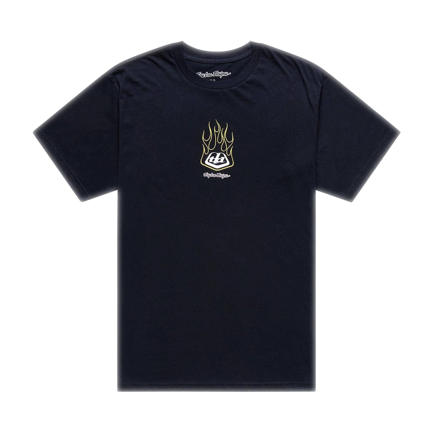 Troy Lee Designs Flame2 SS Tee 2026-S-Black-BRINK