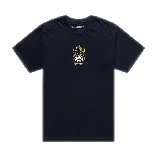Troy Lee Designs Flame2 SS Tee 2026-S-Black-BRINK