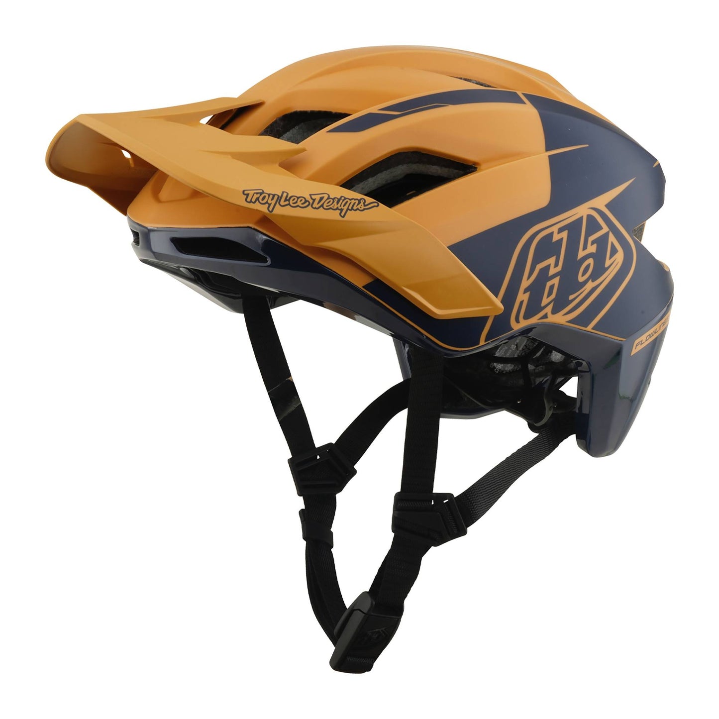 Troy Lee Designs Flowline SE Helmet 2026-XS/S-Hydro Mustard / Black Iris-BRINK