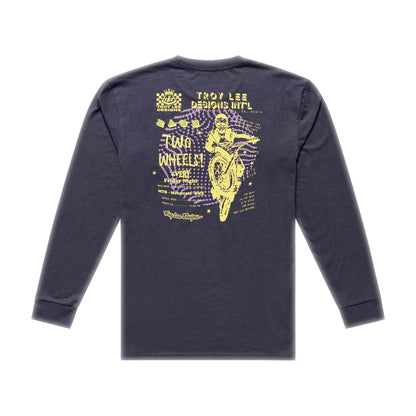 Troy Lee Designs Friday Night LS Tee 2026-S-Carbon-BRINK
