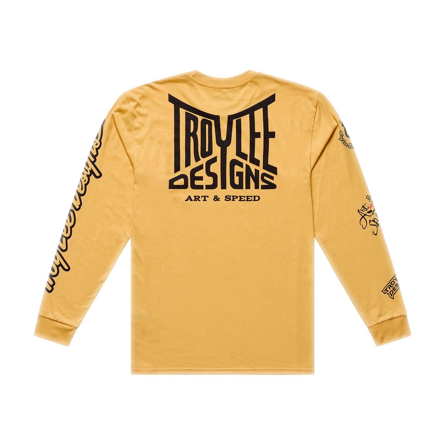 Troy Lee Designs Handlebar LS Tee 2026-M-Bleached Melon-BRINK