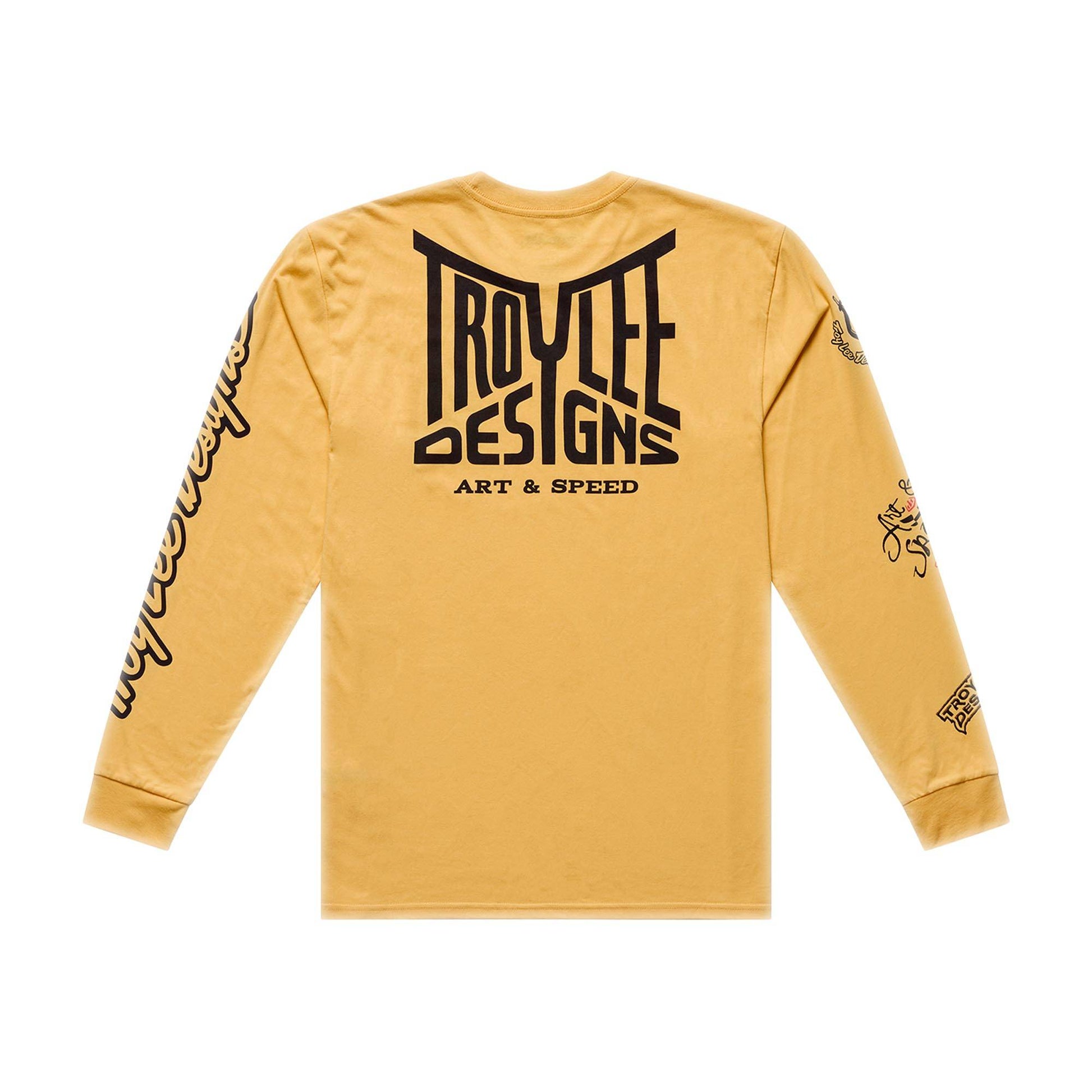 Troy Lee Designs Handlebar LS Tee 2026-M-Bleached Melon-BRINK