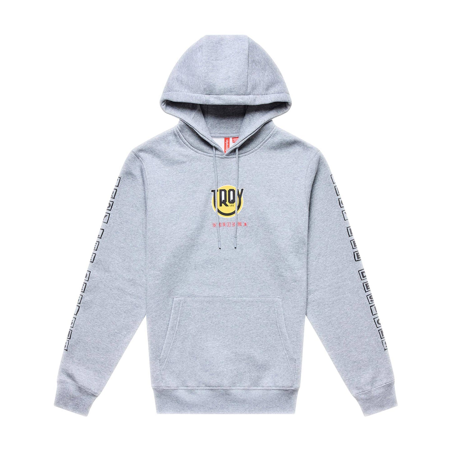 Troy Lee Designs Happy Dayz Pullover Hoodie 2026-S-Gray Heather-BRINK