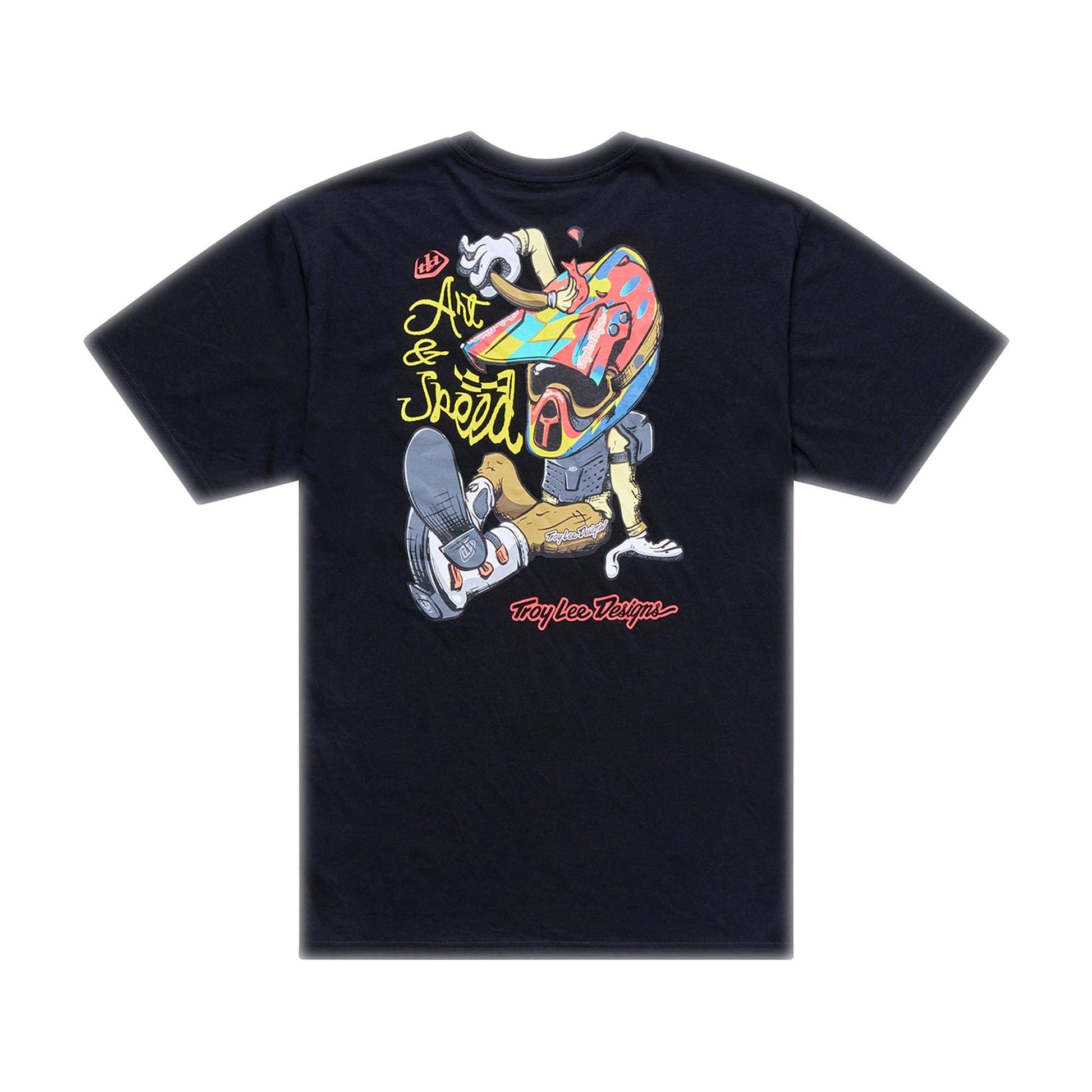 Troy Lee Designs Heritage SS Tee 2026-S-Black-BRINK