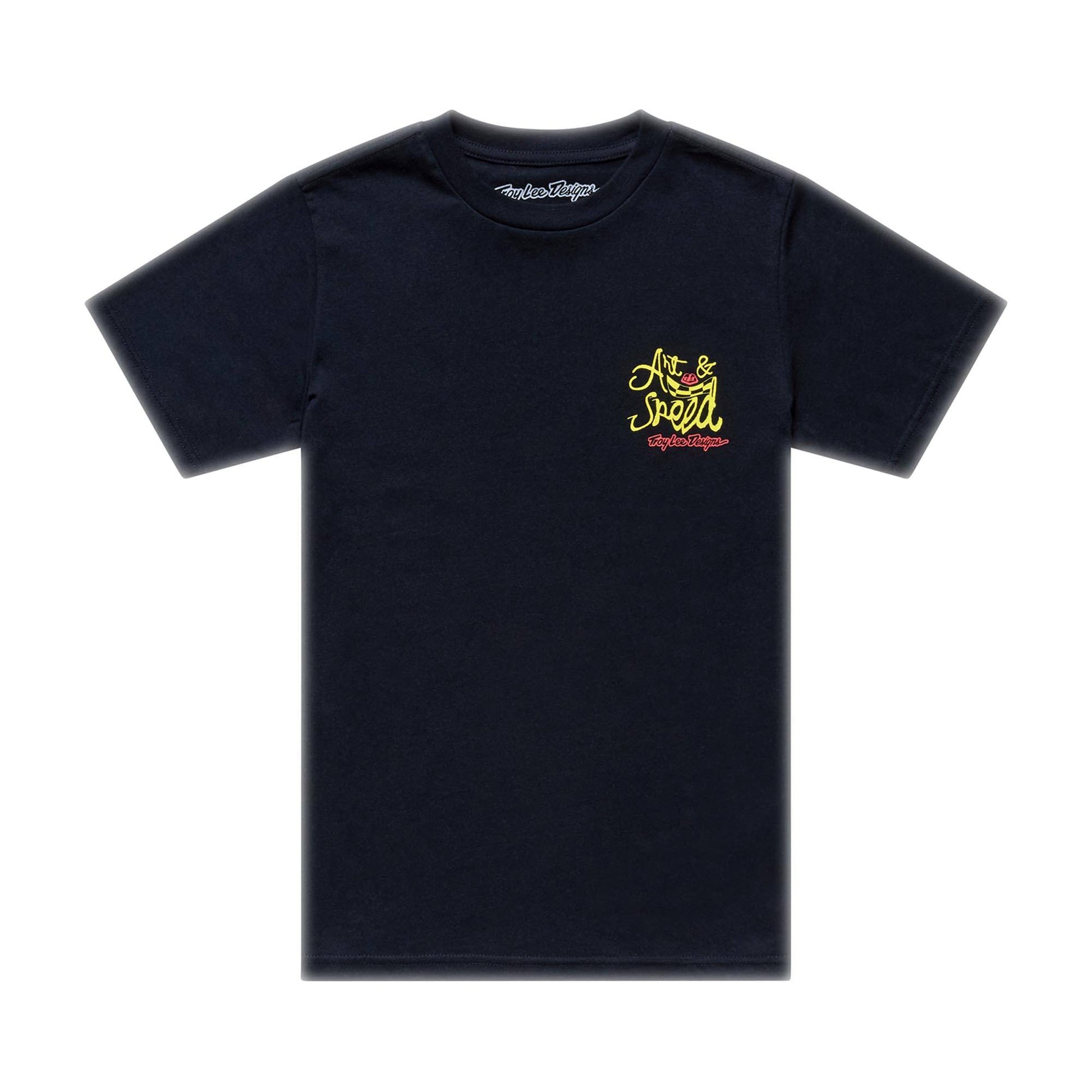 Troy Lee Designs Heritage Youth SS Tee 2026-S-Black-BRINK