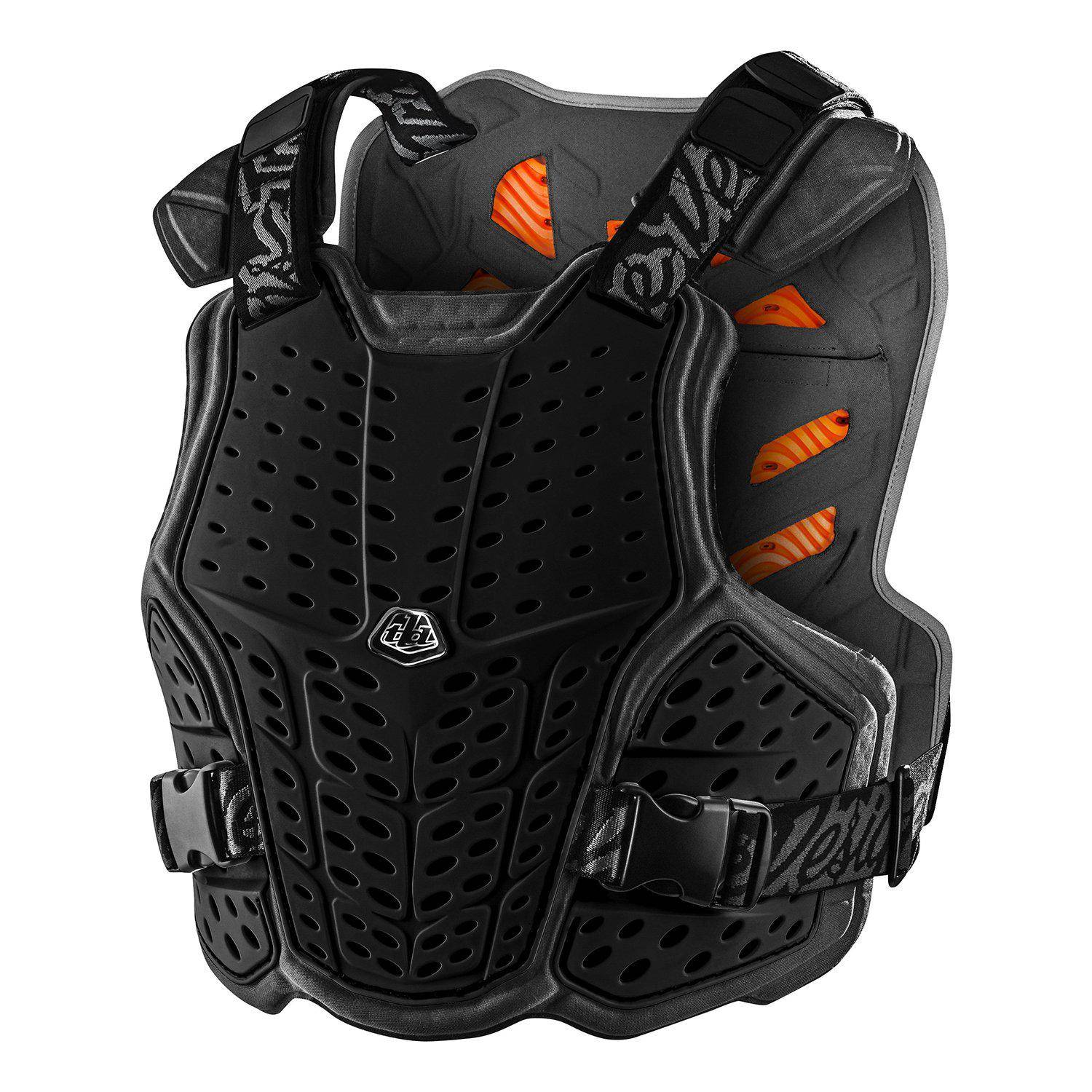 Troy Lee Designs Rockfight CE Chest Protector 2026-XS/S-Black-BRINK