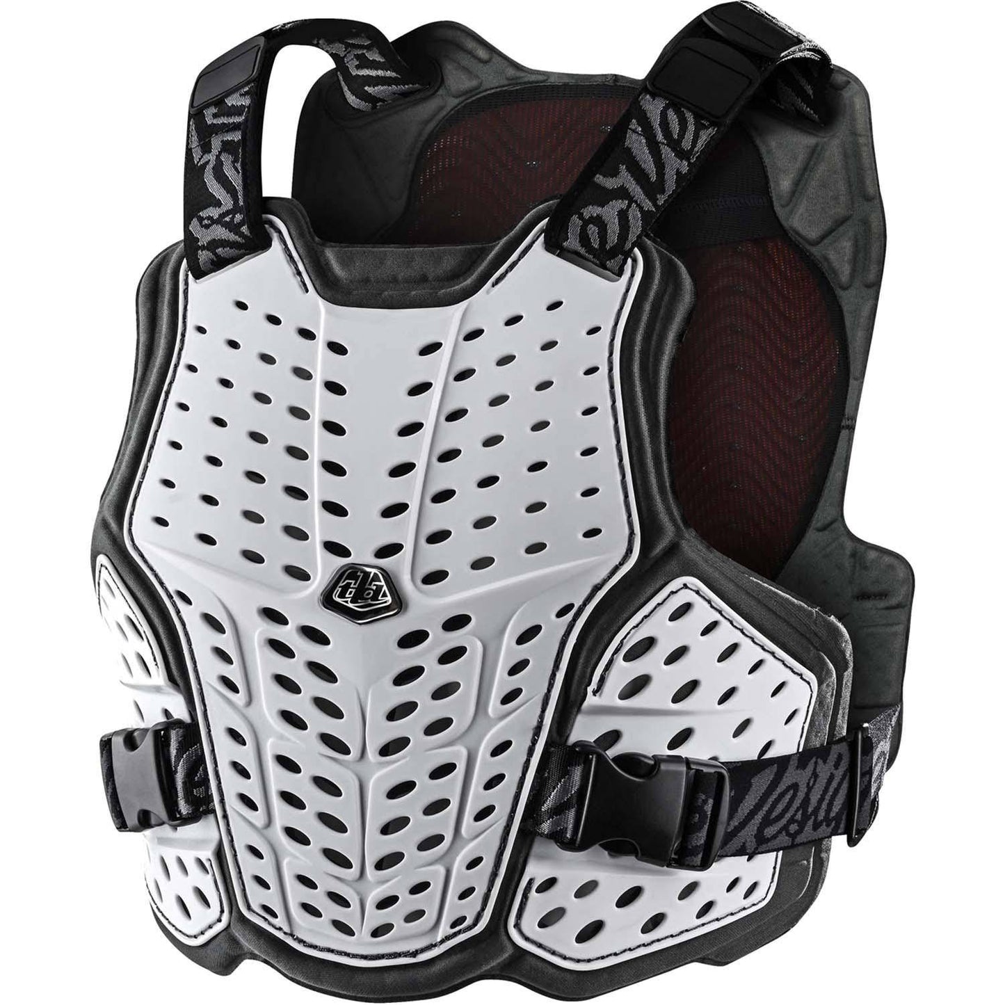 Troy Lee Designs Rockfight CE Flex Chest Protector 2026-XS/S-White-BRINK