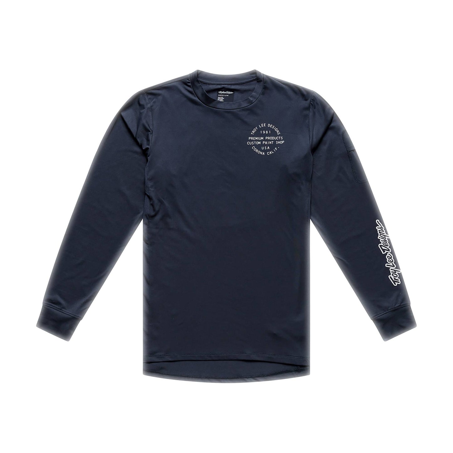 Troy Lee Designs Ruckus Ride LS Tee 2026-S-Pressed Carbon-BRINK